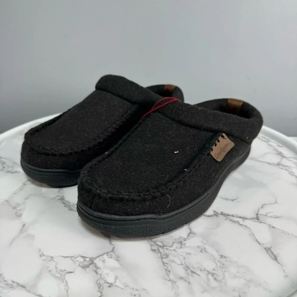 Dearfoams Men’s Slippers sz S 7/8 ndoor/Outdoor Memory Foam Clog NEW O-29
